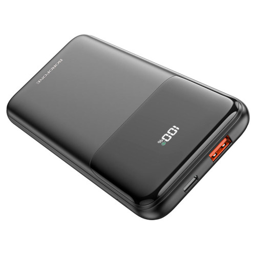 BOROFONE BJ22 10000mAh內建雙線行動電源 - 黑色 | 22.5W+PD20W 雙快充 | 內置 USB-C 和 Lightning 線 | 香港行貨