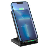 BOROFONE BQ16 無線充電桌面支架 - 黑色 | 多功率輸出 | 相容 Qi 設備 | 智能識別 | 即放即充 | 香港行貨