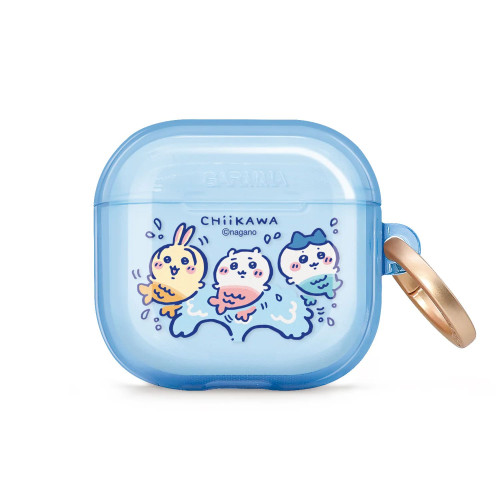 GARMMA×Chiikawa AirPods 4 無線耳機保護套 - 美人魚 | 雙料減震防摔 | 防止沙塵刮傷 | 香港行貨