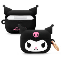 GARMMA×SANRIO 立體款 AirPods Pro/ Pro2 保護套 - Kuromi - 黑色 | 減緩衝擊 | 防止沙塵刮傷 | 香港行貨