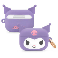 GARMMA×SANRIO 立體款 AirPods Pro/ Pro2 保護套 - Kuromi - 紫色 | 減緩衝擊 | 防止沙塵刮傷 | 香港行貨