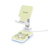 GARMMA×Chiikawa 折疊無線充電支架 - 小書包 | 多角度調整視角 | 避線孔位設計 | 一貼即充 | 香港行貨