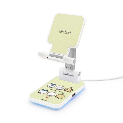 GARMMA×Chiikawa 折疊無線充電支架 - 小書包 | 多角度調整視角 | 避線孔位設計 | 一貼即充 | 香港行貨