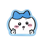 GARMMA×Chiikawa 大頭滑鼠墊 - Hachiware | 滑順布面表層提高精準度 | 車縫包邊增加耐用度 | 香港行貨