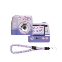 I-Smart×Sanrio 兒童數碼相機 - Kuromi | 兩吋超大螢幕 | 內建多款授權可愛圖框 | 香港行貨