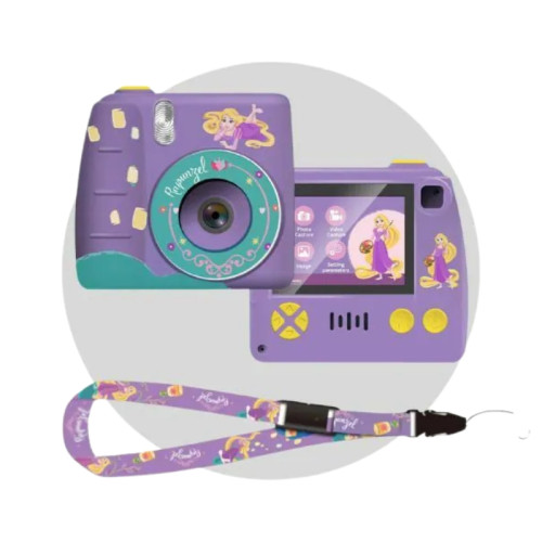 I-Smart×Sanrio 兒童數碼相機 - Rapunzel | 兩吋超大螢幕 | 內建多款授權可愛圖框 | 香港行貨