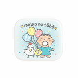 ClueBox x Sanrio 6合1 數據/充電電線套件連鏡盒 - Minna no tabo | 含多種介面轉換器 | 兼具化妝鏡與手機支架功能 | 香港行貨