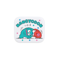 ClueBox x Sanrio 6合1 數據/充電電線套件連鏡盒 - Hangyodon | 含多種介面轉換器 | 兼具化妝鏡與手機支架功能 | 香港行貨