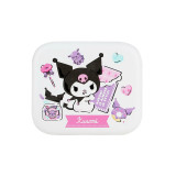 ClueBox x Sanrio 6合1 數據/充電電線套件連鏡盒 - Kuromi | 含多種介面轉換器 | 兼具化妝鏡與手機支架功能 | 香港行貨
