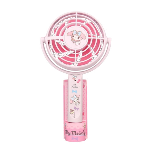 ClueBox x Sanrio CB-BES1-ION 負離子空氣淨化器手提風扇 - My Melody | 多段風速可調 | 手持穿戴兩用 | 香港行貨