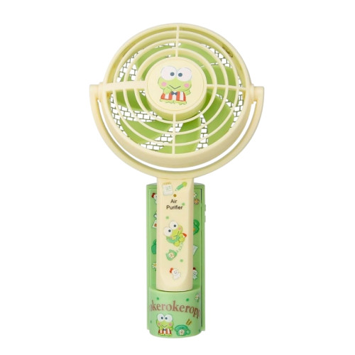 ClueBox x Sanrio CB-BES1-ION 負離子空氣淨化器手提風扇 - Kerokerokeroppi | 多段風速可調 | 手持穿戴兩用 | 香港行貨