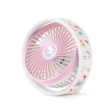 ClueBox x Sanrio CB-HFS5-L1 便攜式桌面風扇燈 - Hello Kitty | 三檔風速 | 三段亮度燈光 | 配備背部掛鉤 | 香港行貨