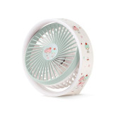 ClueBox x Sanrio CB-HFS5-L1 便攜式桌面風扇燈 - Little Twin Stars | 三檔風速 | 三段亮度燈光 | 配備背部掛鉤 | 香港行貨