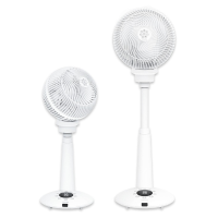 家の逸YOHOME HTS-F186F 4D全方位淨化直流伸縮循環扇 - 高用款 | 12檔風速+4種吹風模式 | 4D全方位自動搖頭 | 香港行貨