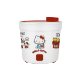 JNC x Hello Kitty 1L多功能煮食寶 - Hello Kitty(白色) | 雙層隔熱 | 不黏內膽塗層 | 透明可視鍋蓋 | 香港行貨