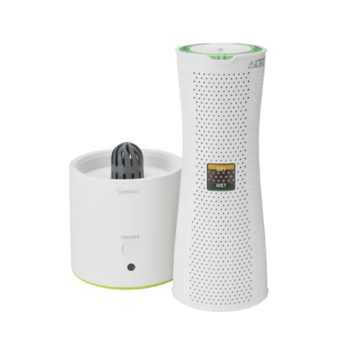 Hayaku Tree DT-01 無限吸濕樹(吸濕棒+烘乾底座) - 白色 | 24小時120ml超高吸濕量 | 可變色吸濕珠 | 香港行貨