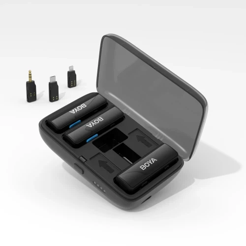 BOYA BOYALINK 全面無線降噪收音系統 - 黑色 | NR降噪收音功能 | 雙通道2.Ghz音訊傳輸 | 香港行貨
