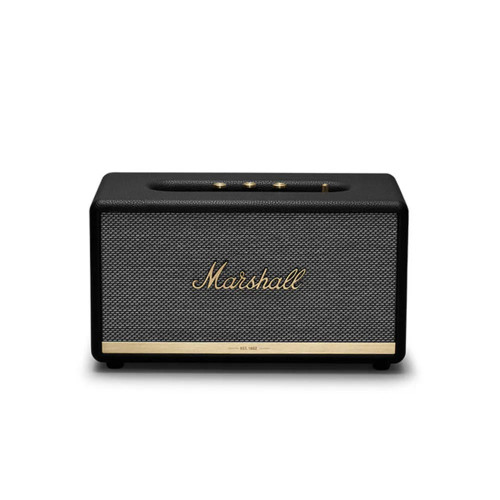 MARSHALL Stanmore II 便攜式藍牙音響 - 黑色 | 藍牙 5.0 無線連接 | 經典復古外觀設計 | 強大低音表現 | 平行進口