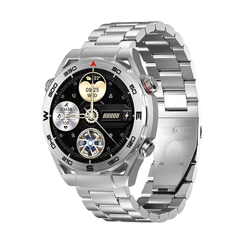 HAVIT M9030 ULTRA 旗艦級運動智能手錶 - 銀色 | 金屬材質｜運動及檢測功能齊備｜IP68級防水 | 香港行貨