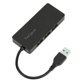 TARGUS ACH154 USB 3.0 4 埠集線器 - 黑色 | 無需交流適配器 | 無需交流適配器 | 4 個 USB 3.0 埠 | 香港行貨