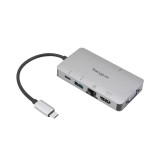 TARGUS DOCK419 USB-C 6IN1 4K多功能集線器 - 銀色 | 5Gbps數據傳輸速率 | 最大支持4K@30Hz解析度 | 香港行貨
