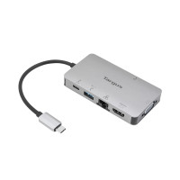 TARGUS DOCK419 USB-C 6IN1 4K多功能集線器 - 銀色 | 5Gbps數據傳輸速率 | 最大支持4K@30Hz解析度 | 香港行貨