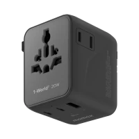 Momax 1-World2 20W 雙AC 旅行充電器UA26 | 香港行貨 Momax 1-World2 20W 雙AC 旅行充電器UA26 | 香港行貨
