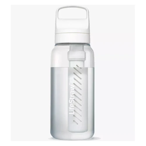 LifeStraw GO 2.0 Water Filter (1L)  戶外濾水樽 - 透明| 符合美國 EPA 和 NSF P231 飲用水標準| 去除細菌和寄生蟲 | 香港行貨
