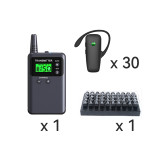 BCITY 313T+511R  一拖30套裝連充電座 無線解譯器發射器 (最多可5部主機同時使用) (多講者)  | 多裝置同步連線 | 穩定訊號傳輸 | 便利操作設計