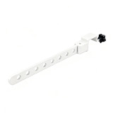 卡扣式窗框護欄折疊伸縮晾衣架 - 白色 | 折疊收納節省空間 | 伸縮調節適配不同窗框尺寸 | 卡扣固定穩固不晃動 | 防護晾衣兩用功能