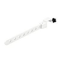 卡扣式窗框護欄折疊伸縮晾衣架 - 白色 | 折疊收納節省空間 | 伸縮調節適配不同窗框尺寸 | 卡扣固定穩固不晃動 | 防護晾衣兩用功能