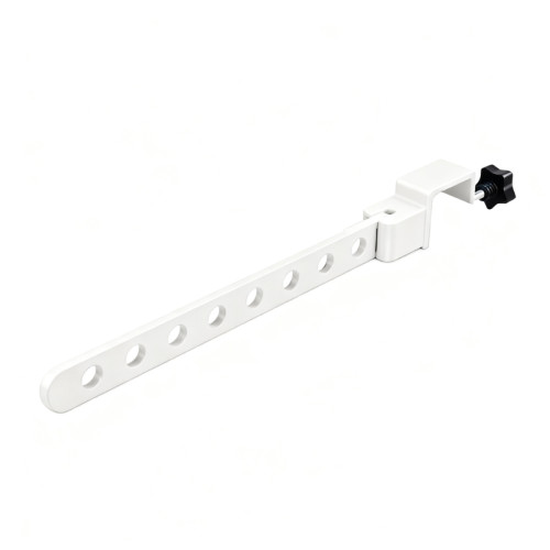 卡扣式窗框護欄折疊伸縮晾衣架 - 白色 | 折疊收納節省空間 | 伸縮調節適配不同窗框尺寸 | 卡扣固定穩固不晃動 | 防護晾衣兩用功能