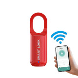 塗鴉APP指紋掛鎖 - 紅色 | 0.3S 快速識別 | 可APP控制 | 超強待機 | 便利充電