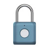 多用途防水防盜智慧指紋掛鎖 - 藍色 | 生物半導體指紋晶片 | 可存20組指紋 | 1秒快速識別 | 高密度鋅合金結構
