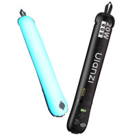 Ulanzi UA20C 20W RGB 防水充氣燈棒 - 黑色 | 1800K~10000K寬範圍色溫 | 多種燈效模式 | 可折疊輕量化設計 | 香港行貨