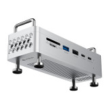 ULANZI QT03 硬碟盒拓展塢 | 雙晶片高速傳輸 | 10個傳輸端口 | SD/TF 4.0 同時讀寫 | 香港行貨