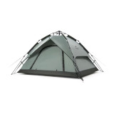 Naturehike NH21ZP008 戶外雙層自動速開帳篷 (3人帳) - 灰綠色 | 循環通風 | 免搭速開 | 雙層可拆