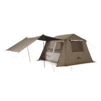 Naturehike CNK2300ZP021 Village 6.0 Ⅱ 自動帳篷 - 深咖色 | 一體支架速開搭建 | 速開杠桿結構 | PU2000mm+