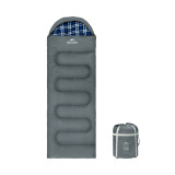 Naturehike Clear Sky Hill01 信封式連帽棉質睡袋 (CNK2450WS042) - HL500-藍石灰-右開口 | 仿羽棉填充蓄熱鎖溫 | 外層防潑水布料防潮防風