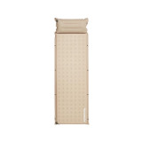 Naturehike D系列 自動充氣睡眠墊(CNK2550WS025) - 單人款-200*65*6cm-卡其色(附枕頭) | 無限拼接 | 一卷即收納 | 獨立氣腔枕