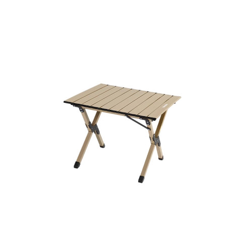NatureHike Star Jane T01 戶外便攜摺叠蛋捲桌 (CNK2550JJ018) - 卡其色-S碼(59*60*44.5cm) | X型穩固支架 | 易清潔桌面