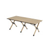 NatureHike Star Jane T01 戶外便攜摺叠蛋捲桌 (CNK2550JJ018) - 卡其色-L碼(119*60*44.5cm) | X型穩固支架 | 易清潔桌面
