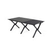 NatureHike Star Jane T01 戶外便攜摺叠蛋捲桌 (CNK2550JJ018) - 黑色拼色-L碼(119*60*44.5cm) | X型穩固支架 | 易清潔桌面
