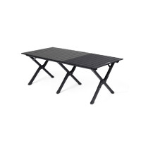 NatureHike Star Jane T01 戶外便攜摺叠蛋捲桌 (CNK2550JJ018) - 黑色拼色-L碼(119*60*44.5cm) | X型穩固支架 | 易清潔桌面 NatureHike Star Jane T01 戶外便攜摺叠蛋捲桌 (CNK2550JJ018) - 黑色拼色-L碼(119*60*44.5cm) | X型穩固支架 | 易清潔桌面