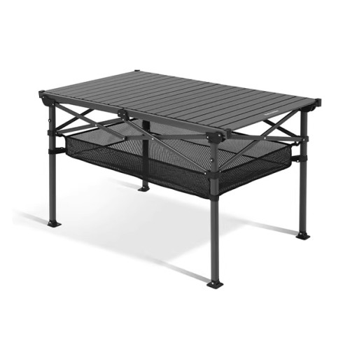 NatureHike Simple star H01便攜式折疊桌(CNK2450JJ029) -L型-斧石黑 | 雙X結構支撐 | 加大桌面 | 快速搭建