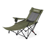 NatureHike Nightfall T05 休閒露營躺椅 (CNK2550JJ023) - 綠色 | 多功能頭枕 | 三檔角度任調 | 多點支撐