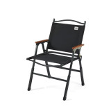 NatureHike 星望 T01 戶外便攜露營折疊椅 (CNK2550JJ010) - 玄武黑 | 多檔調節 | 雙層坐布 | 62°後仰弧度