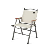 NatureHike 星望 T01 戶外便攜露營折疊椅 (CNK2550JJ010) - 亞麻米 | 多檔調節 | 雙層坐布 | 62°後仰弧度