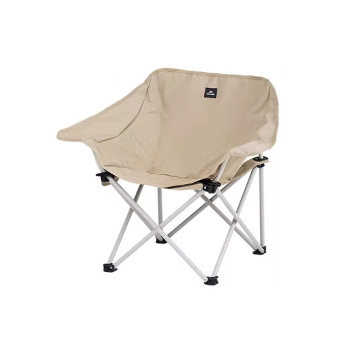 NatureHike Stellaluna T01 露營靠背外擴扶手折疊月亮椅(CNH23JU13002) - 砂岩色 | 貼合身體 | 一鍵開合