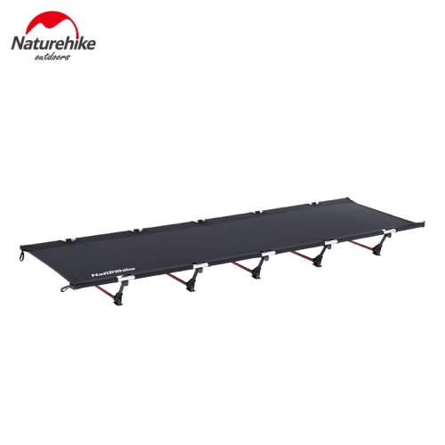 NatureHike XJC05·綠野 戶外折疊行軍床 (NH20JJ001) - 黑色 | 拉畔設計 | 三角穩定支撐原理 | 150KG穩定承重